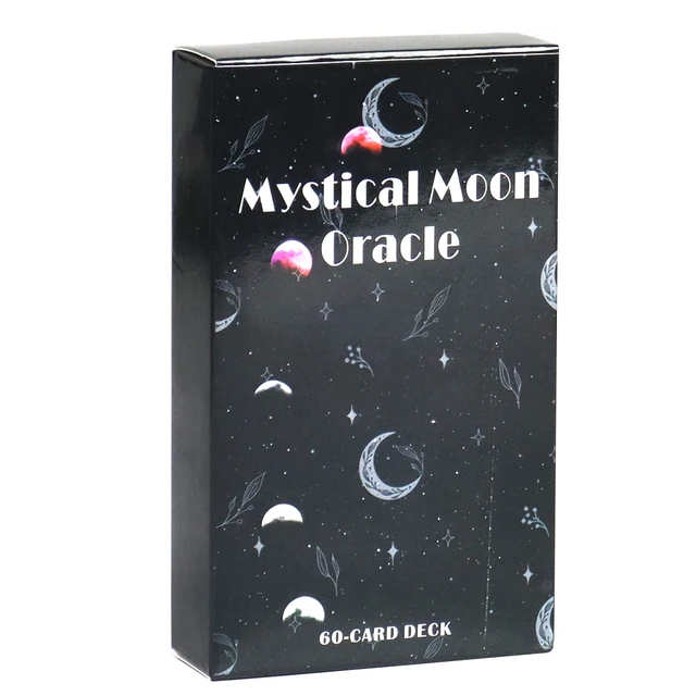 Mystical Moon Oracle Cards Deck Original Tarot Deck Games Oracle Deck Divination Party Desktop Toy Entertainment Leisure 18+-animated-img