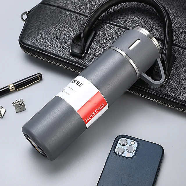 500Ml Bullet Double-Layer Stainless Steel Vacuum Thermos Coffee