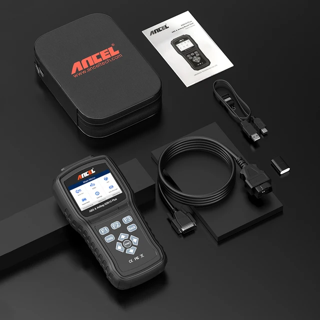 Ancel AD610 Plus OBD2 Car Automotive Scanner Engine ABS SRS Airbag SAS Reset Three System Code Reader Auto Diagnostic Scan Tools-animated-img