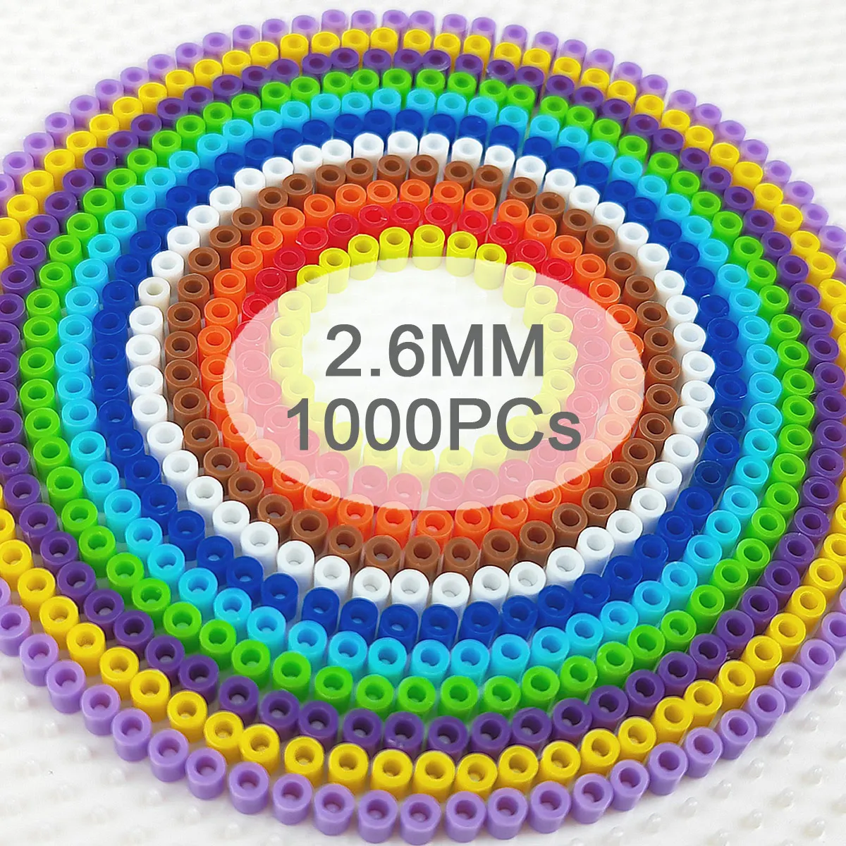 2.6mm Mini Beads 1000PCS Fuse Beads for Kids Gift Hama Beads Diy Puzzles Iron Beads High Quality-animated-img