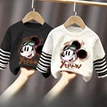 2024 Spring Autumn New Long Sleeved Top for Boys Children's O Neck Pullovers Disney Cute Mickey Print Kids Cotton  Sweatshirts preview-1