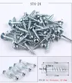 100pc/lot High Strength Inclined hole locator Self-tapping Screw Self Tapping Screws for Pocket Hole Jig preview-5