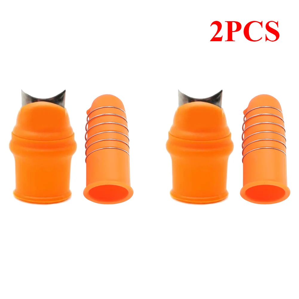 Silicone Thumb Knife Finger Protector Gears Cutting Vegetable Harvesting 