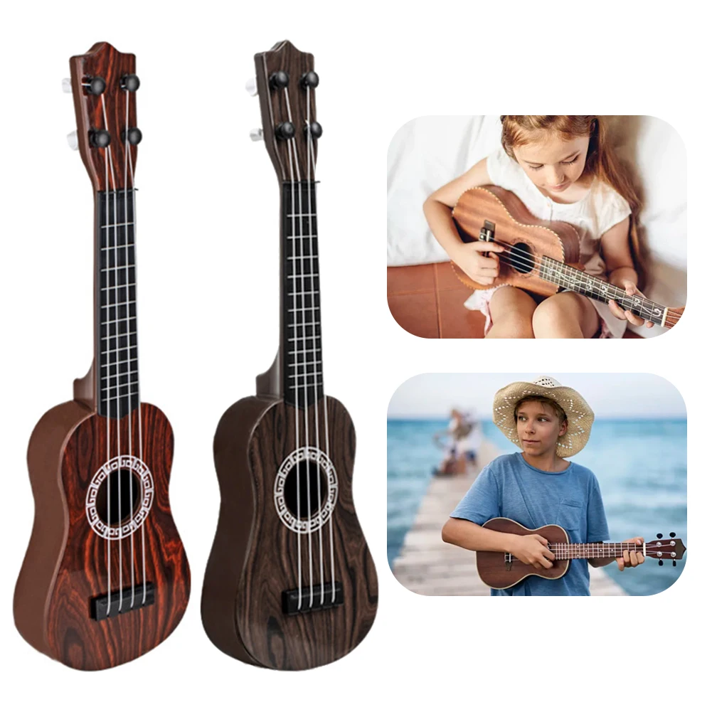 Classical Ukulele Guitar Toy Musical Instruments for Kids Mini Guitar Early Education Small Guitar Toys for Kids Mini Music Toys-animated-img