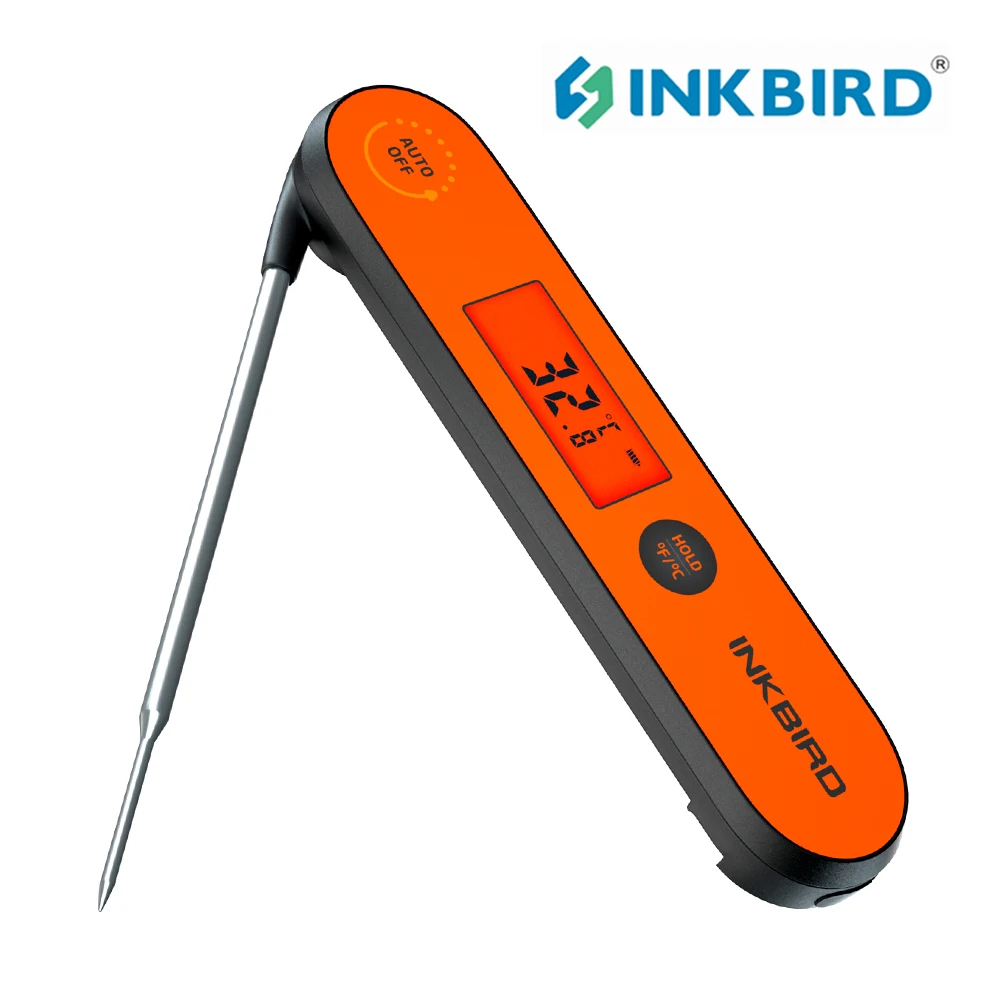 INKBIRD Instant Read Meat Thermometer IHT-1P Waterproof Kitchen Cooking BBQ Digital Meat Thermometer With Probe-animated-img