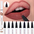 Liquid Lipliner Pencil Long Lasting Lips Cosmetic Tool Matte Soft Lip Liner Stick Quick Drying Smudge Proof Natural Lipstick Pen preview-1