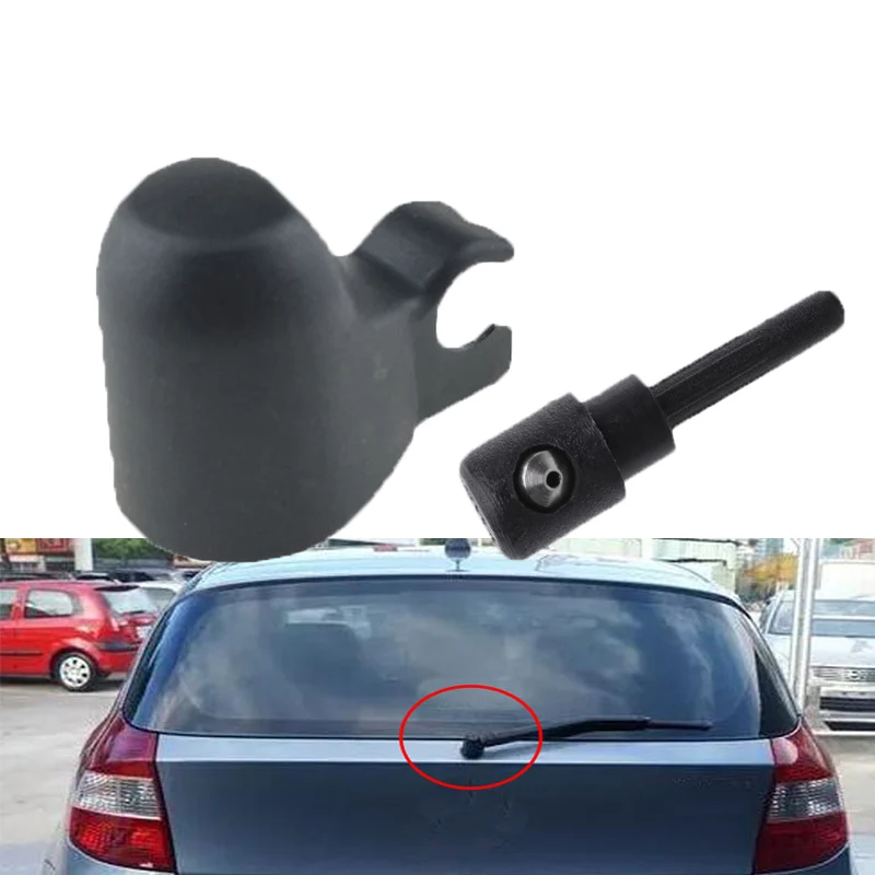 New Rear Wiper Arm Cover Cap Nozzle 61627199566 For Bmw 1 Series Rwd E87 2004 Petrol Hatchback Diesel Hatchback-animated-img