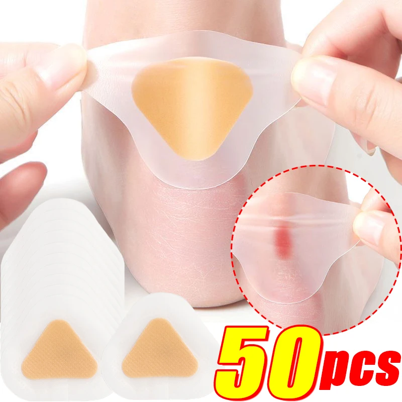 Pain Relief Shoes Stickers Silicone Gel Foot Care Tools Adhesive Blister Padding Hydrocolloid Cushion Grip Protector Heel Liner-animated-img