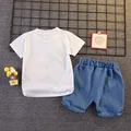 Summer Baby Boys Clothing Sets Cartoon Bear Cotton T-Shirt + Shorts 2Pcs Suits for Baby Kids Tracksuits Infant Casual Outfits preview-4