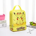 Pikachu Insulated Lunch Bag, Portable Lunch Box Storage Bag, Foldable Insulated Cooler Handbag, Perfect For Office School Picnic