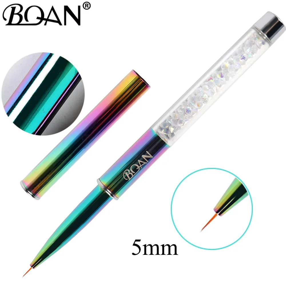 5PCS Nail Art Liner Brushes Hand Painted Brush Acrylic UV Gel Colours  Paints Builder Drawing Pen DIY Manicure Design Accessories