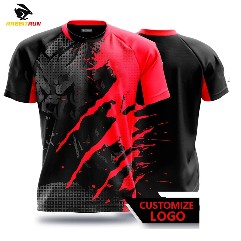 New Men's T-shirts for Men Quick-Drying Tees Shirt Uniforms Game competition Clothing Printed T-shirts Boys Breathable Sport-animated-img