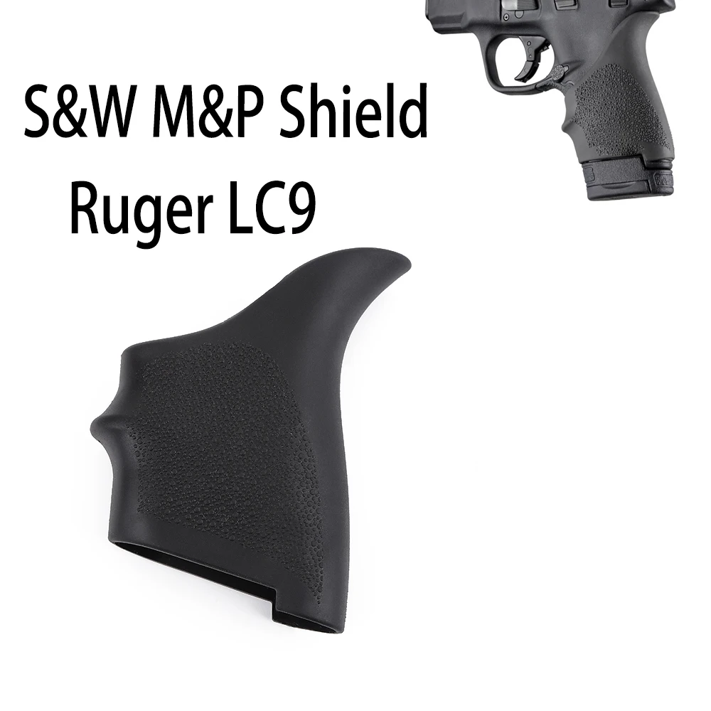 Tactical S&W M&P Shield 9mm &amp Grip Sleeve  .40 S&W / Ruger LC9, EC9 Handgun Rubber Cover  Accessories Anti-slip-animated-img