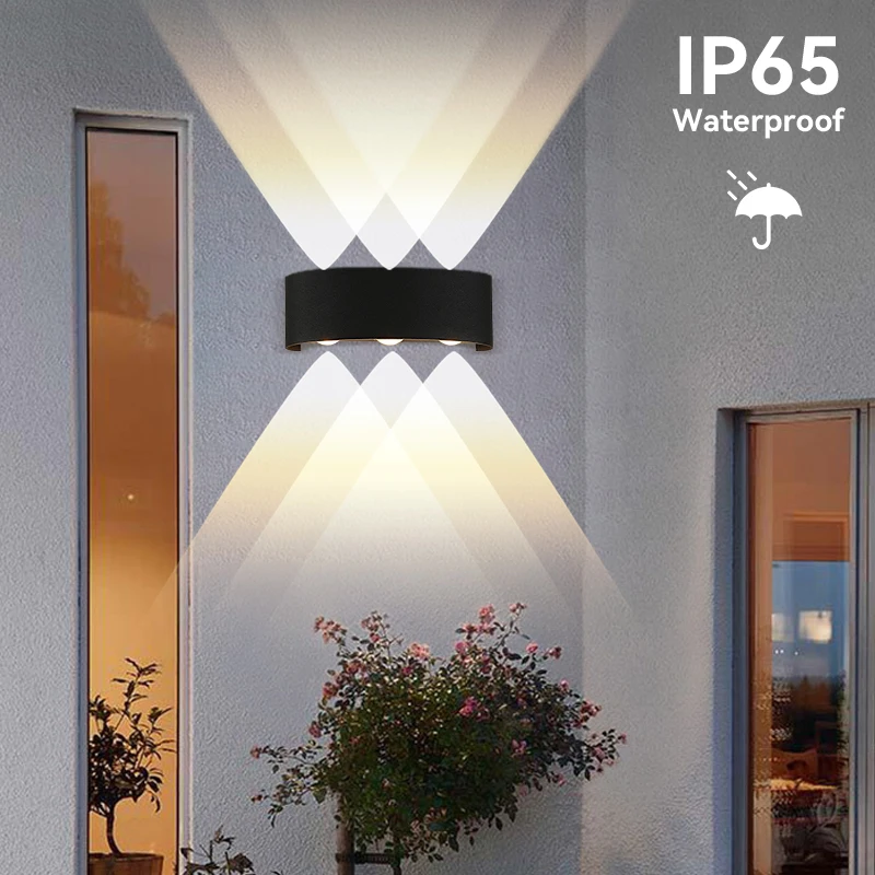 Led Wall Lamp AC86-265V Outdoor Wall Sconce Lamps Lighting 4w Wall Light For House Garden Indoor Home Decor