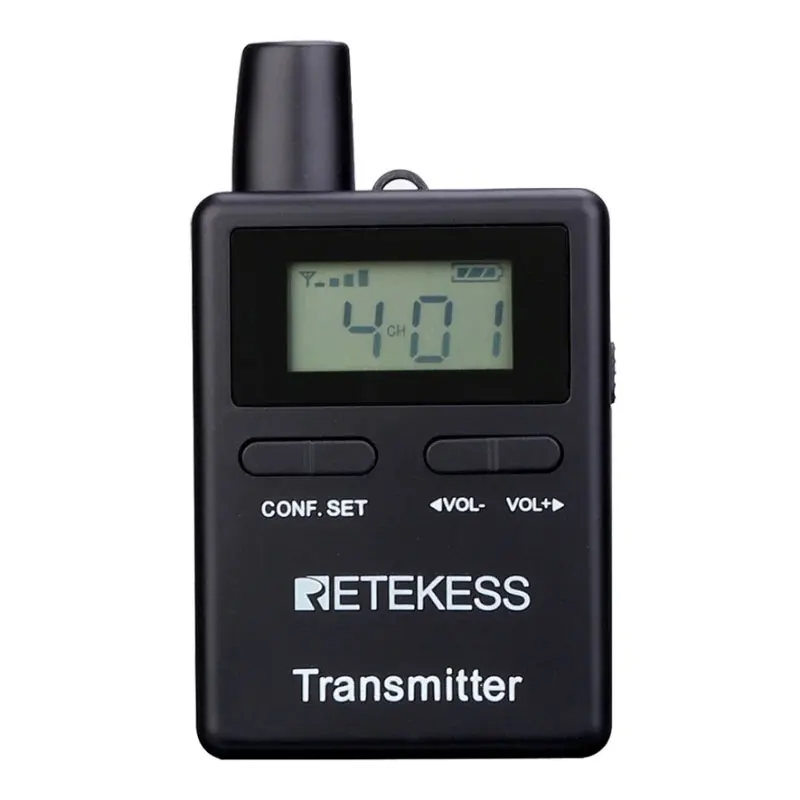 Retekess Wireless Transmitter For TT109 Tour Guide System 50 Channel Traveling Museum Visit Meeting Factory Church Translation-animated-img