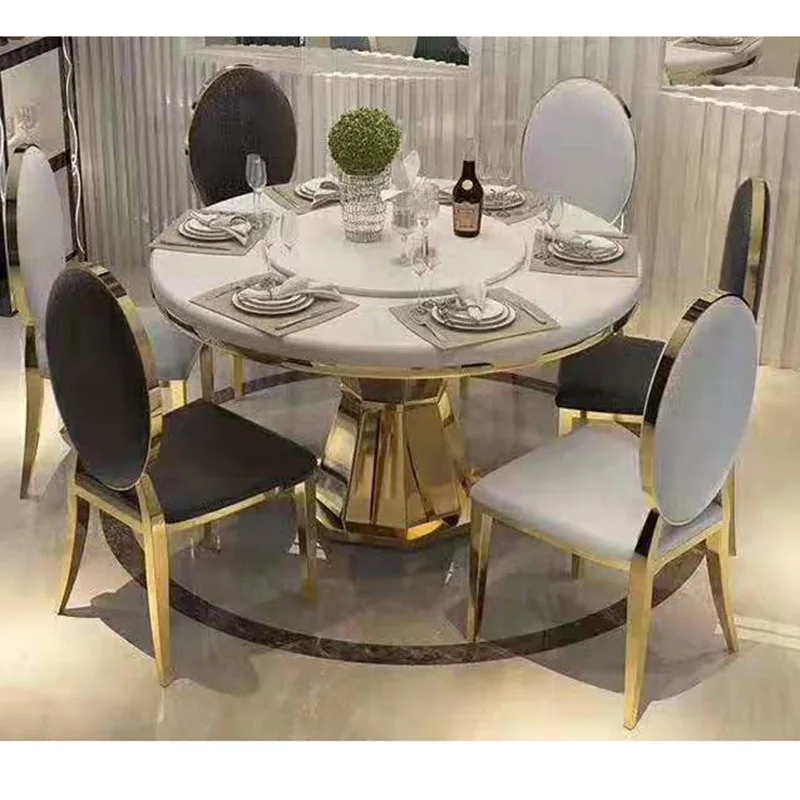 metal glass dining table set