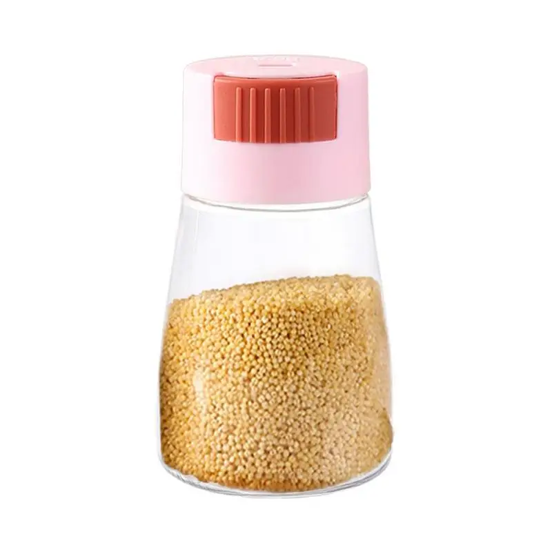 Push-type Salt Dispenser Sugar Bottle Spice Pepper Shaker Can Jar PushType  Seasoning Container Kitchen Gadgets