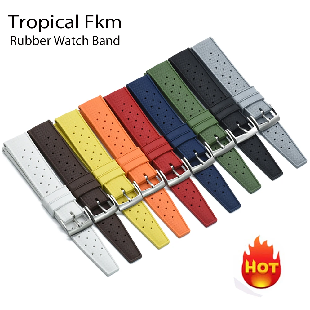 Rubber watch bands discount 22mm