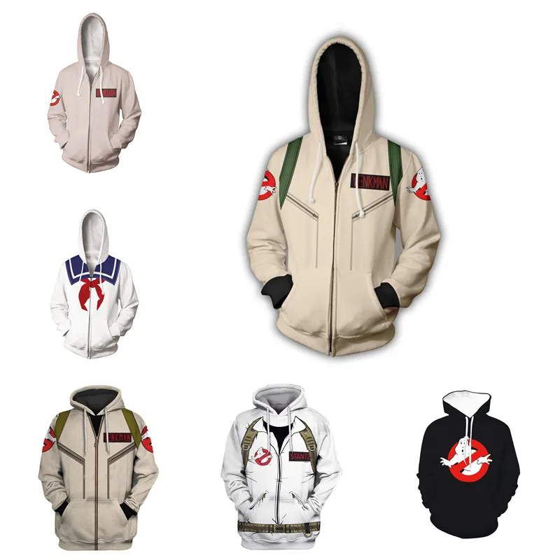 Ghostbusters zip 2025 up hoodie