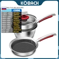 KOBACH kitchen pan set 16cm breakfast pots for kitchen frying pan milk pot stainless steel cooking pots nonstick cookware sets