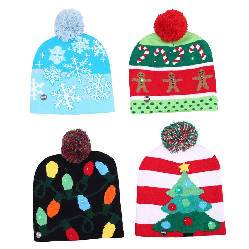 LED Christmas Beanie Ugly Christmas 