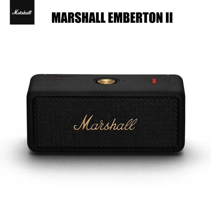 MARSHALL EMBERTON II Speaker Wireless Bluetooth Portable Audio Powerful Bass Soundbar Outdoor Waterproof 60W Rock Subwoofer