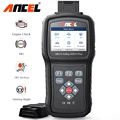 Ancel AD610 Plus OBD2 Car Automotive Scanner Engine ABS SRS Airbag SAS Reset Three System Code Reader Auto Diagnostic Scan Tools