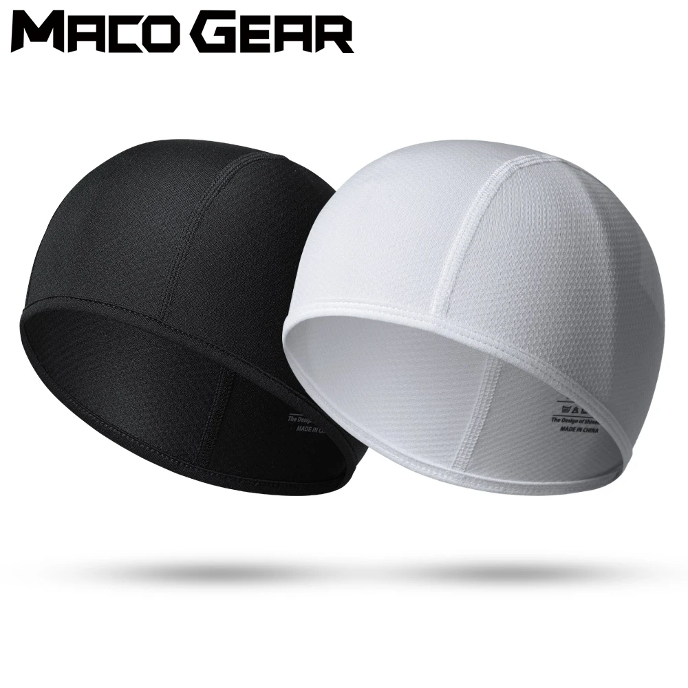 Quick Dry Cycling Cap Motorcycle Helmet Liner Bike Summer Running Riding Anti-sweat Quick-drying Breathable Sports Cycling Hat-animated-img