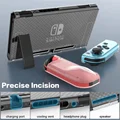Nintendo Switch Plaid TPU Protective Case Ergonomically Designed for Comfortable Touch with Keycaps and Screen Tempered Film