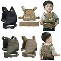 Tactical Kids Vest  Airsoft Hunting  Molle Plate Carrier Vest Camouflage Combat Gear Vests for Children Chest Rig preview-1