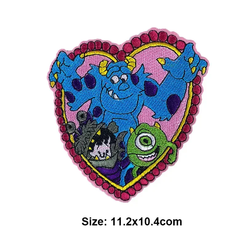 Cartoon Cute Anime Stitch Iron on Patches for Clothing T-shirt bag shose  Stitch Patch Garment stickers embroidery cloth sticker