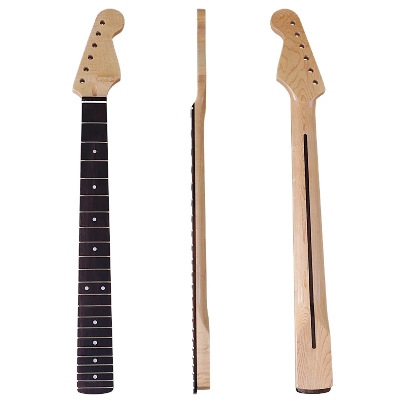 maple neck rosewood fretboard