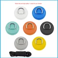 4pcs D Ring Pad PVC Patch Boat Deck Rigging with 2.5m Black Elastic Bungee Rope Inflatable Stand Up Paddle Board SUP Accessories preview-2