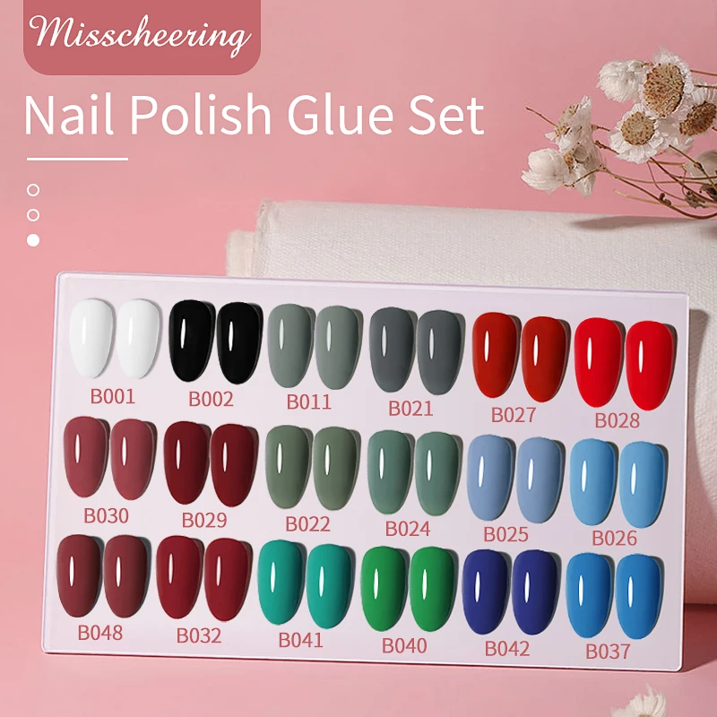 Gel Nail Polish Set Colors Semi Permanent Uv Led Gel Varnish Soak Off