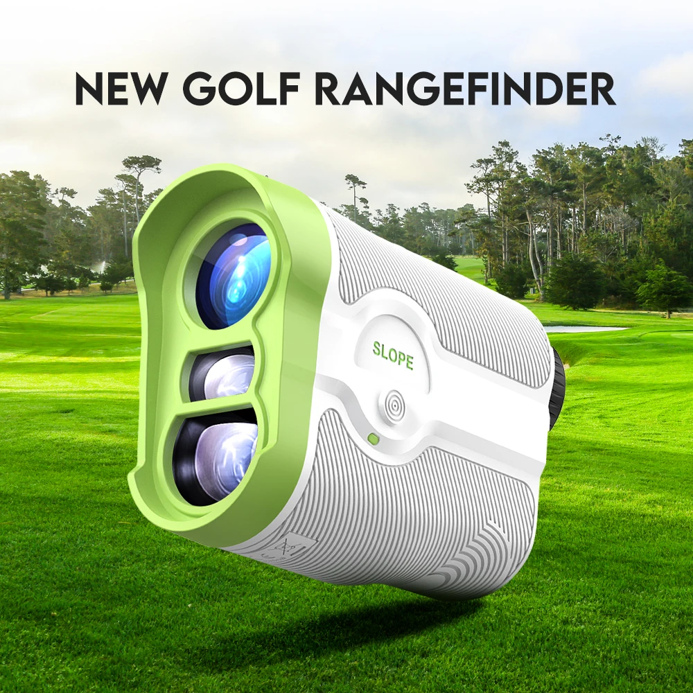 REVASRI New Golf Range Finder with Slope Compensation Flag Lock Vibration Golf Rangefinder with Magnet for Golf Tournament Legal-animated-img