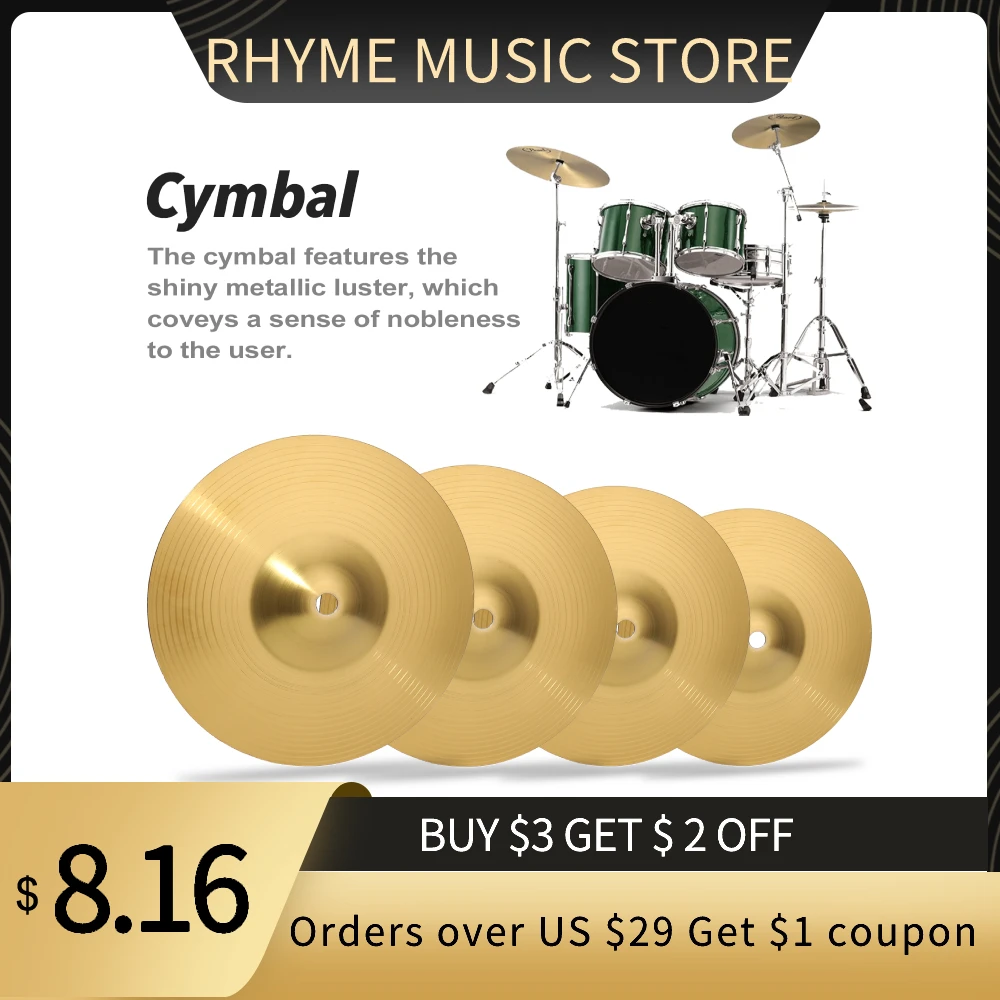 Купить Музыкальные инструменты Brass Crash Ride Cymbal Hi Hat Cymbals