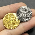 1pc Ancient Greek Gold/Silver Commemorative Coin Necklace Pendant Jewelry Home decoration Medal Trendy Accessories Birthday Gift preview-3