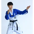 Adult Kid WTF Style Ribbed Taekwondo Polycotton Suit Dobok Martial Art Athletics preview-2