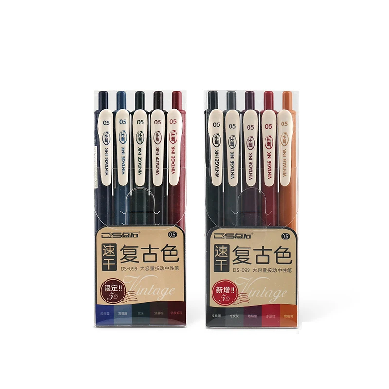 1pcs JJ5 Sarasa Clip Gel Pens Colored Ink 0.5mm Vintage Gel Ink Pen For  Journaling Planner Drawing School Suppl - AliExpress