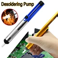 Aluminum Metal Desoldering Pump Suction Tin Sucker Pen Removal Vacuum Soldering Iron Desolder Hand Welding Tools  Pump Tool