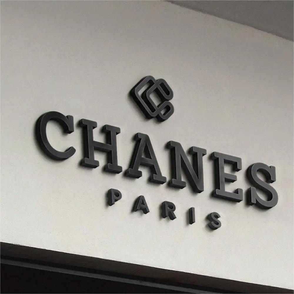 3D Stainless Steel Letters for Walls Custom Stainless Steel Sign Custom Outdoor Business Signs Company Logo Wall Sign-animated-img