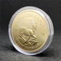 South Africa Saudi Africa Krugerrand Gold Coin Paul Kruger Collectible Coins preview-2