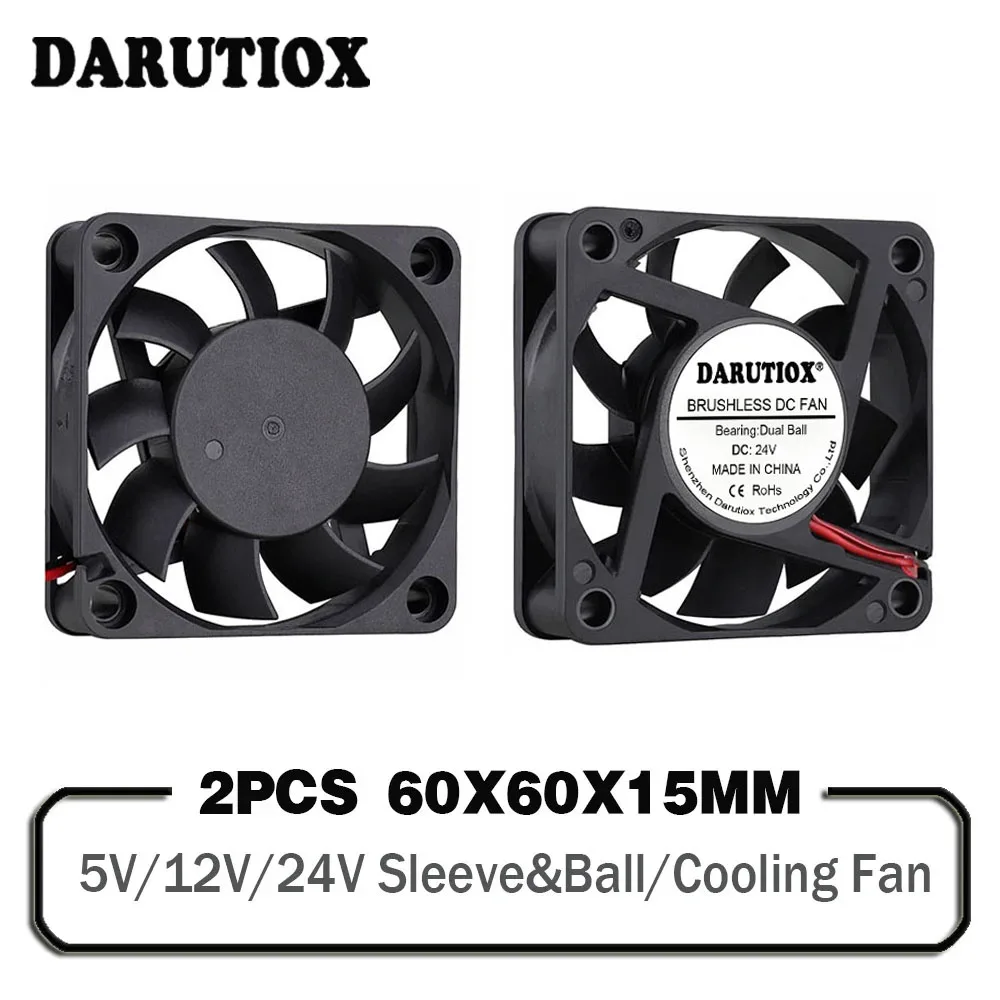 60mm High Temperature 12V 24V Silent 6015 DC Brushless Axial Cooling Fan 60mm 6015 60x60x15 24v - View #12