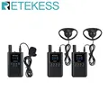 Retekess TT125 Wireless Whisper Tour Guide System Tour Guide Headsets For Meeting Translation Training 1 Transmitter 2 Receiver