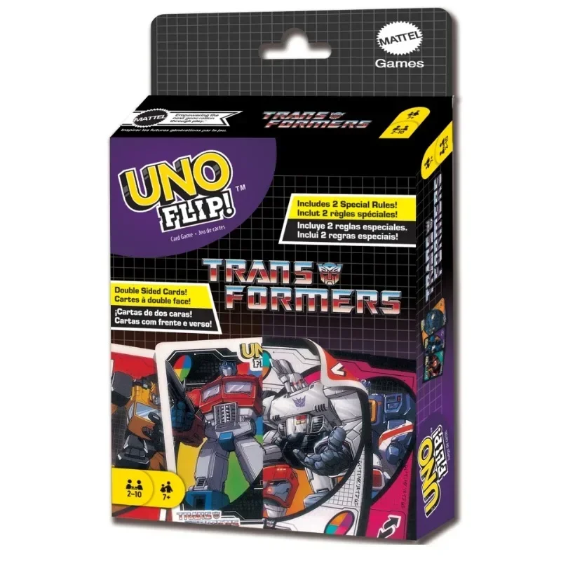 UNO Transformers card Game Anime NARUTO Cartoon Optimus Prime Figure Pattern Family Funny Entertainment uno Cards Games-animated-img