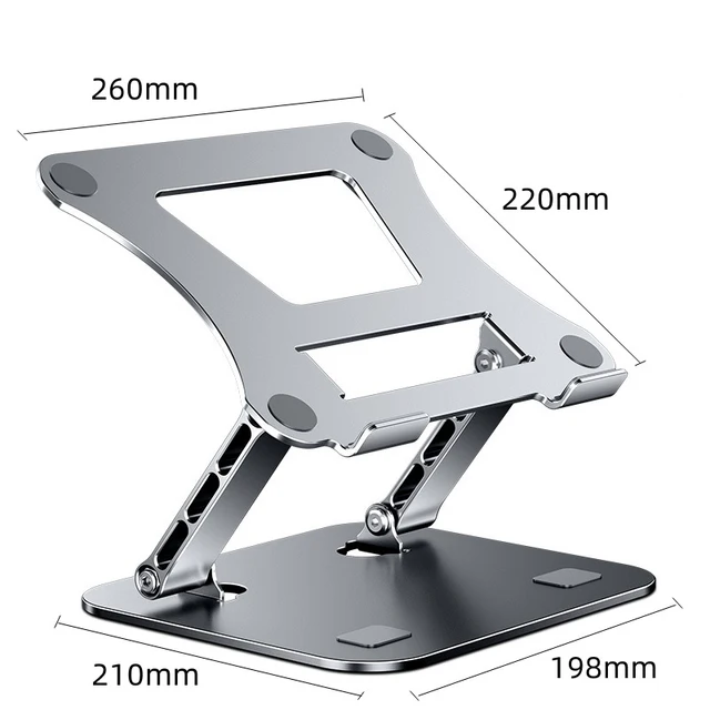 PANTXIKE Laptop Stand Foldable Aluminum Alloy Portable Notebook Stand 10-17 Inch Macbook Air Pro Computer Bracket Laptop Holder-animated-img