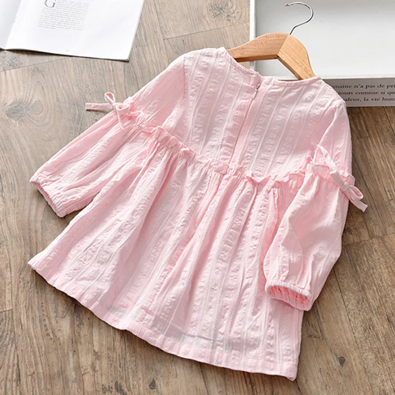 Pink Baby Girl Long Sleeve Dress 