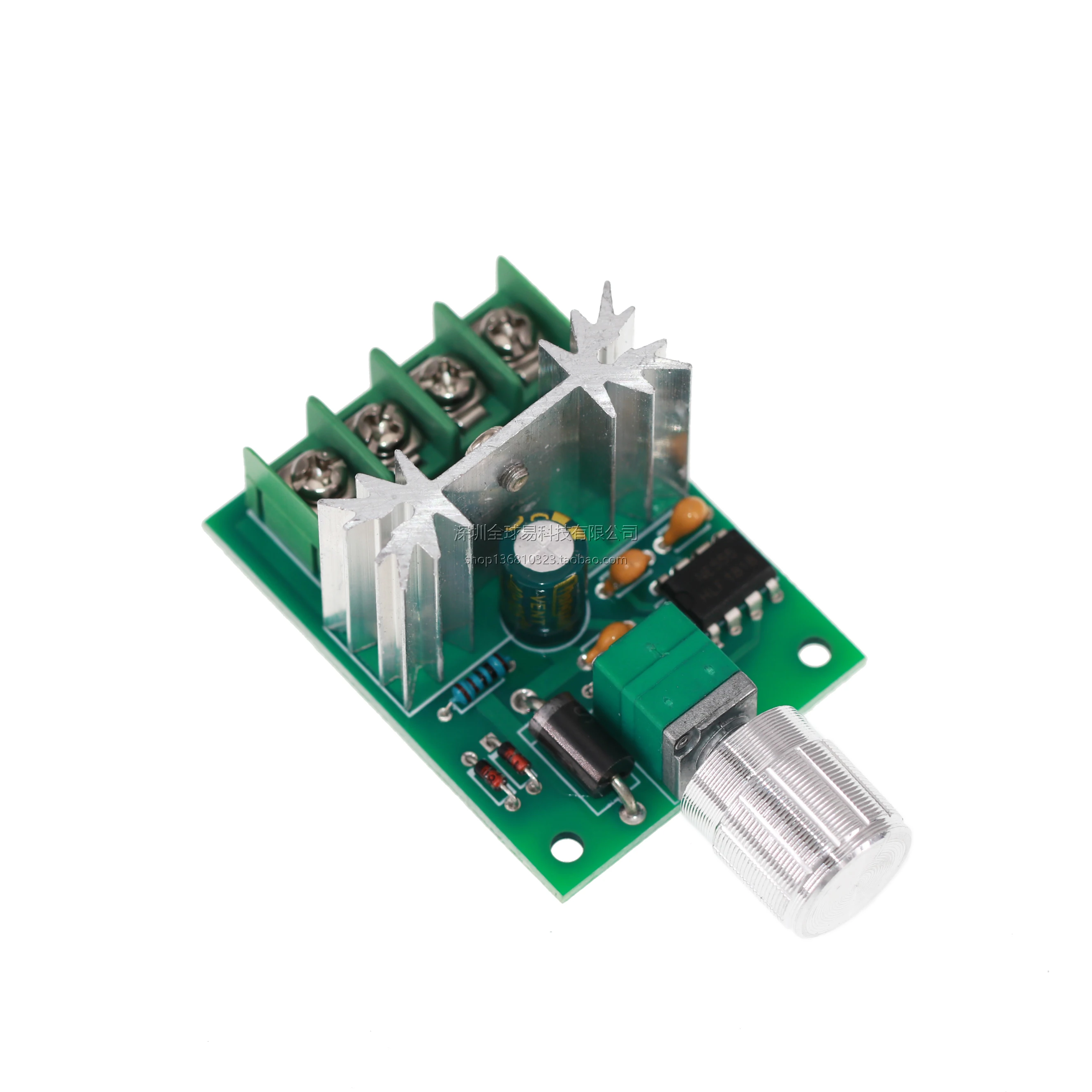 High Power 6A 6V-12V PWM No-Polarity DC Motor Speed Regulator Controller Board Speed Motor Control Switch Board-animated-img