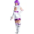 Halloween Costume for Women Anime Spacesuit Planet Silver Space Girl Costume Adult Retro Sci Fi Outfit Carnival Party Costumes preview-1