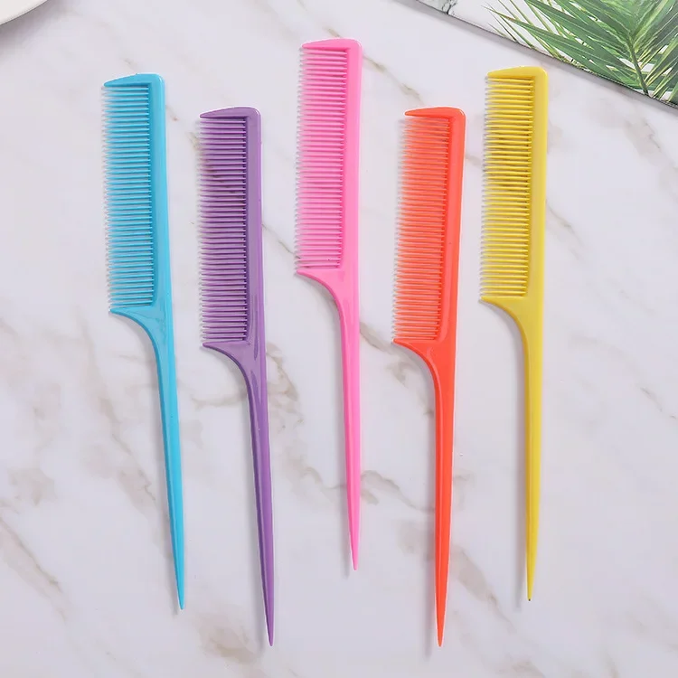 Professional Hairdressing Plastic Comb Sharp Tail For Styling Backcombing Suitable For Evening Dresses Hair Picking preview-3